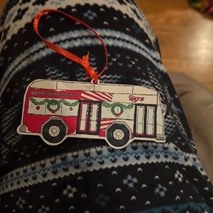 I’m selling an MTS bus Christmas ornament